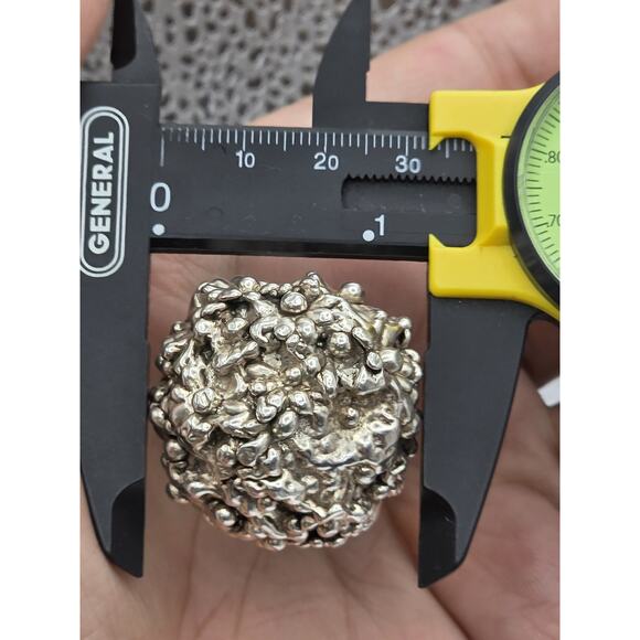 VINTAGE ISRAEL STERLING SILVER 925 RING SIZE 8.5 - Picture 13 of 16